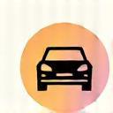 Icon representing car pickup